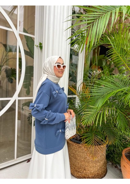 Kurdele Detaylı Tunik modelleri