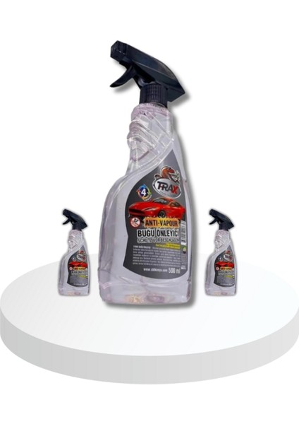 Oto Cam Spreyi 500 ml – Trax Hızlı Etkili Buğu Önleyici