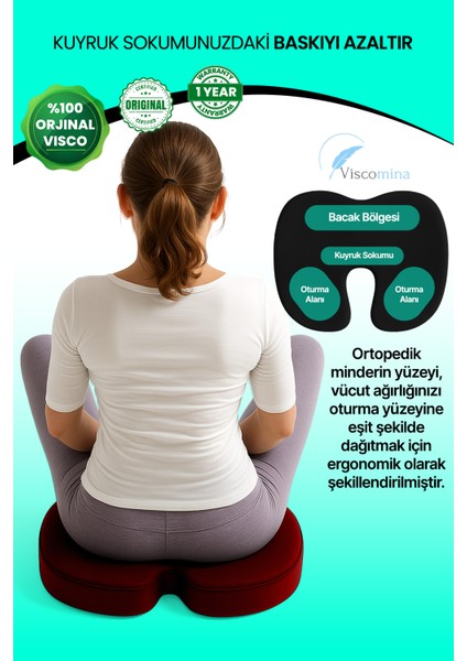 Visco Ortopedik Oturma Minderi, Renkli ve Konforlu Yastık fiyatları