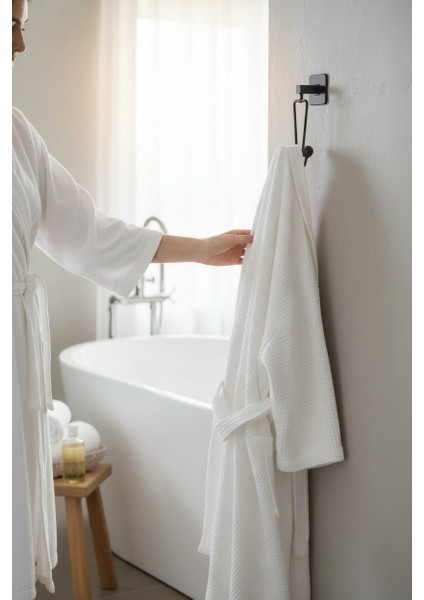 Yapışkanlı Siyah 2 Kancalı Askılık Uzun Havlu Askısı Wc Tuvalet Kağıtlık Banyo Set 3 Lü modelleri