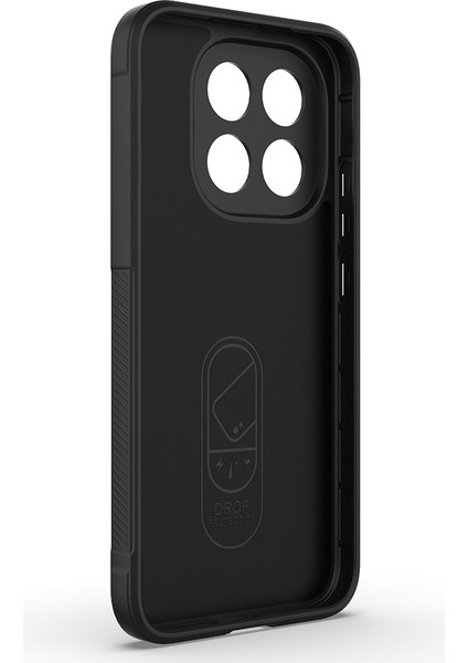 15T Kılıf Esnek Tpu Oyuklu Arka Yüzey Tasarımlı Zore Etnik Silikon Kapak - Siyah