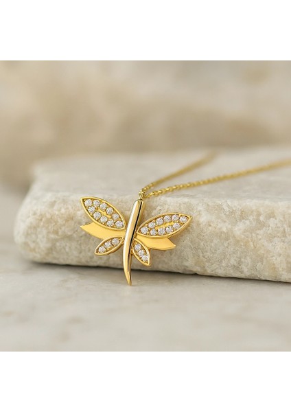 14 Ayar Altın Yusufçuk Şans Kolye fiyatları