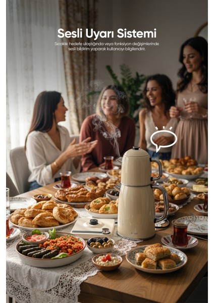 Dijital Standlı Çay Makinesi 2 In 1 Çelik Su Isıtıcı FR-CM26 Lavena fiyatları