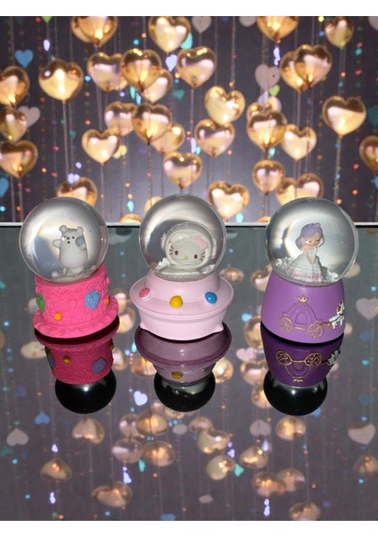 Küçük Boy Pilli Işıklı Kar Küresi – Işıklı, Dekoratif, Hediye Seçeneği