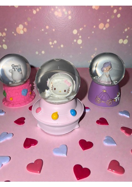 Küçük Boy Pilli Işıklı Kar Küresi – Işıklı, Dekoratif, Hediye Seçeneği