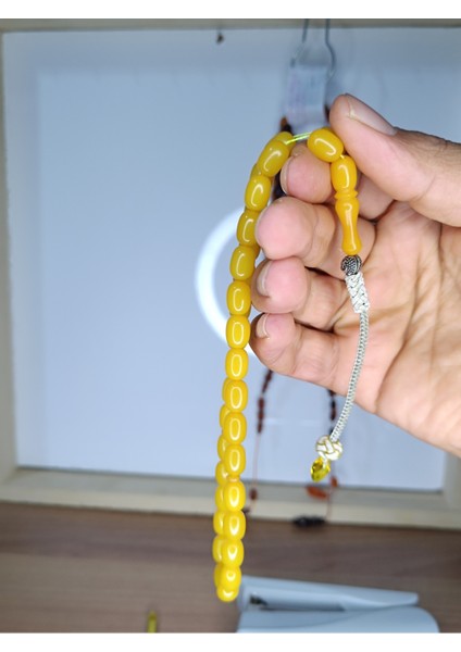 Bakır Kazaz Püsküllü Sıkma ve Ateş Kehribarı