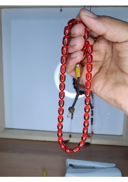 Bakır Kazaz Püsküllü Sıkma ve Ateş Kehribarı fırsatları