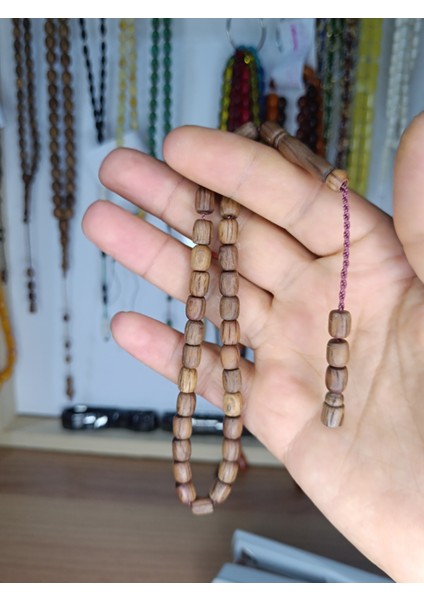 Doğal Grup Fıçı Kesim Kör Diken Ağacı Tesbih