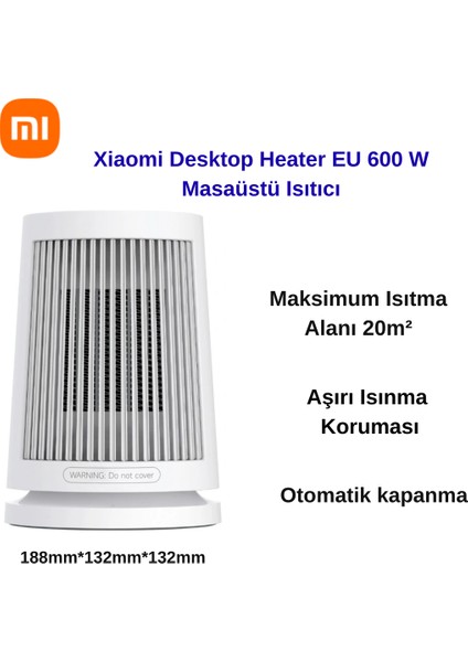 Mijia ZMNFJ01YM 600 W Seramik Fanlı Isıtıcı
