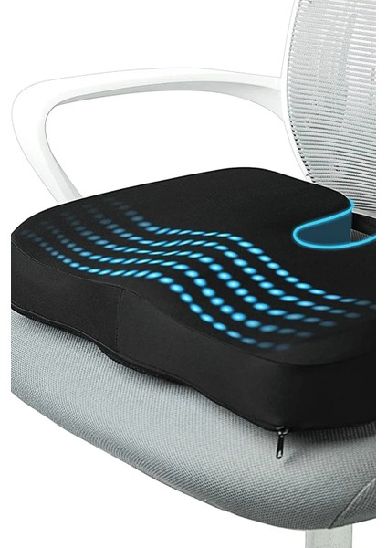 Visco Ortopedik Dik Duruş ve Oturuş Düzenleyici Minder