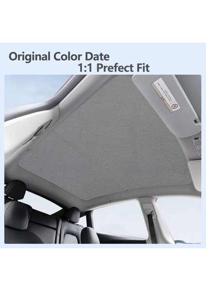 Tesla Model Y ve Juniper Için Cam Tavan Güneşlik, Uv Koruma fırsatları