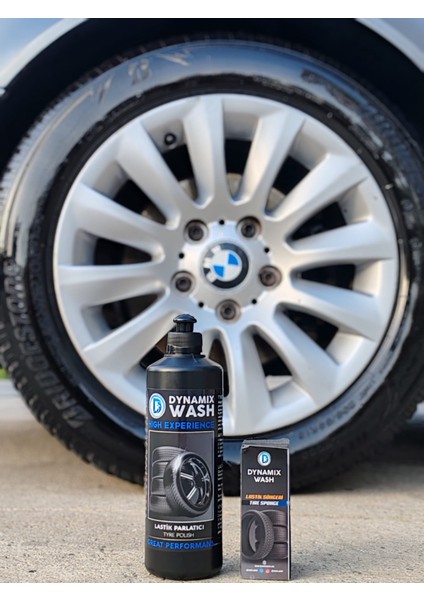 Jel Lastik Parlatıcı 500 ml ve Hediye Sünger