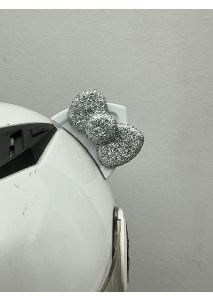 Motor & Motosiklet Hologram Fiyonklu Beyaz Kedi Kulak Kask Dış Aksesuarı indirimleri