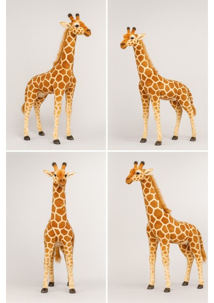 Dev Boy Premium Peluş Zürafa 120 cm Gerçekçi Tasarım, Yumuşacık Dev Oyuncak fiyatları