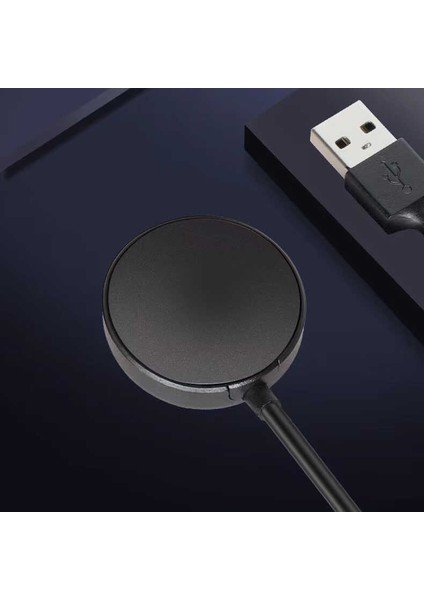 Siyah Galaxy Watch 4 44MM USB Şarj Kablosu