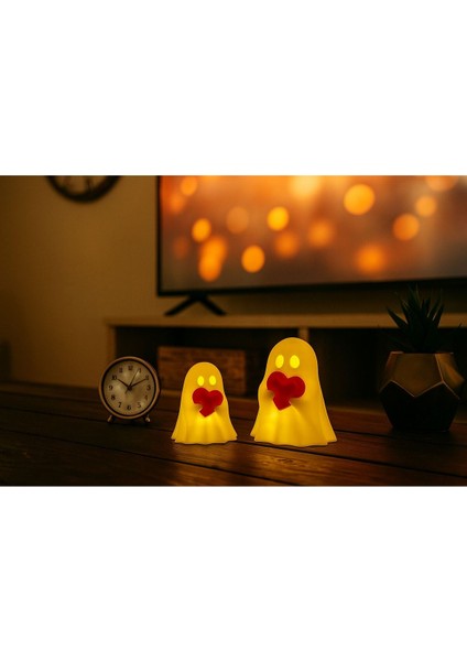 Kalpli Hayalet Figürü 2’li Pilli Mum Ile Kullanım Romantik Ev Dekorasyonu Hediye Alternatifi fiyatları