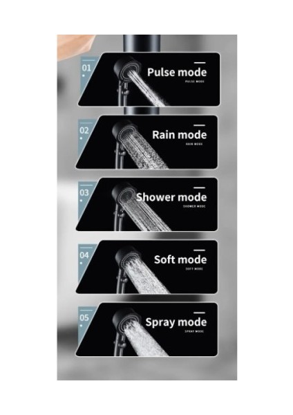 Turbo Duş Başlığı 5 Modlu fiyatları