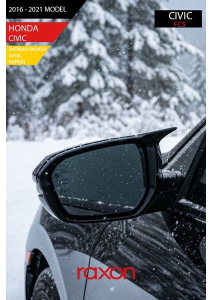 Honda Civic Fc5 Batman & Yarasa Ayna Kapağı – Parlak Piano Black Sport indirimleri