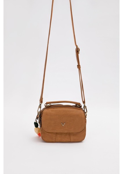 Etnik Desen Askılı Bohem Tarz Günlük Küçük El ve Omuz Çantası 930376 Kahve