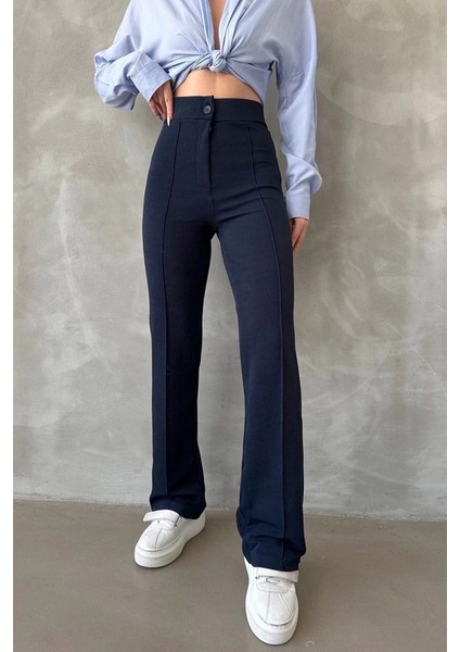 Önü Cumalı Ithal Krep Pantolon fiyatları