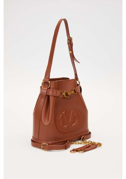 Camel Büzgü Detaylı Omuz Çantası fiyatları