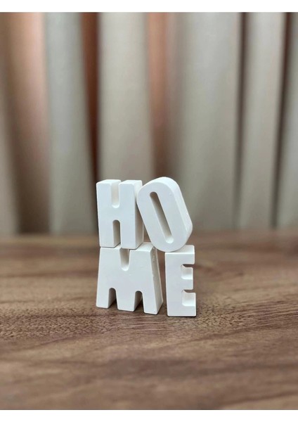 Home Yazısı Ev Dekoratif Obje Home Biblo modelleri