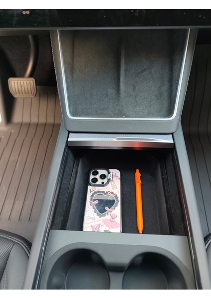 Tesla Model Y Juniper 3'lü Set Orta Konsol Düzenleyici, Kolçak Altı Düzenleyici, Kolçak Altı Gizli Saklama Kutusu. modelleri