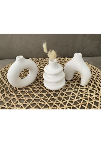 Minimal Vazo Üçlü Set Bohem indirimleri