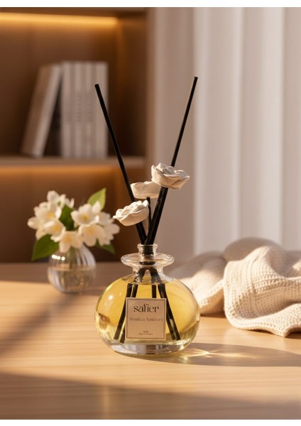 Yasemin Çiçeği Seramik Taş Çiçekli Çubuklu Oda Kokusu Anadolu Yasemini 80 ml fırsatları