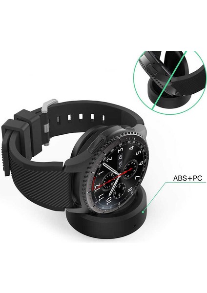 Siyah Gear S3 USB Şarj Kablosu fırsatları