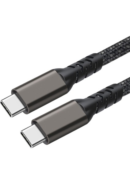 Siyah 2.jenerasyon Type-C To Type-C Usb3.2 Pd Data Kablosu 100W 20GBPS 4K@60Hz 3 Metre