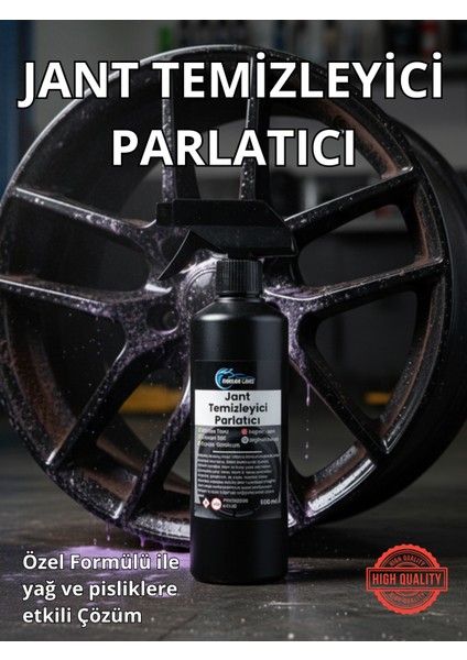 Jant Temizleyici Sprey - Premium Balata Tozu ve Demir Tozu Temizleme Spreyi 500ML