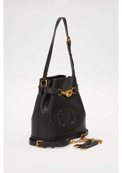 Siyah Büzgü Detaylı Omuz Çantası fiyatları