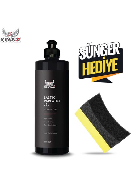 Lastik Parlatıcı Jel Özel Formül Lastik Parlatıcı Yüksek Parlaklık