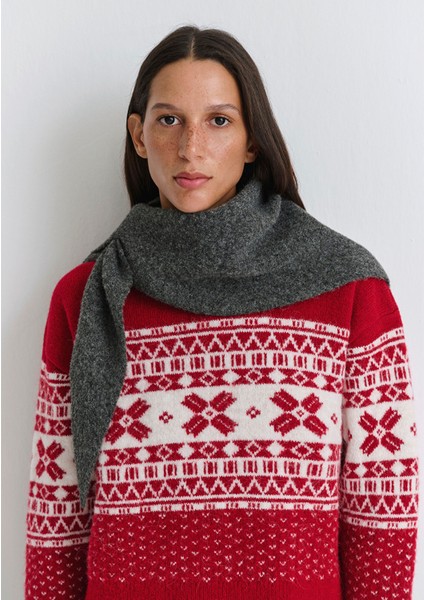 Yılbaşı Temalı Kırmızı Kazak 1710869-70057 fiyatları