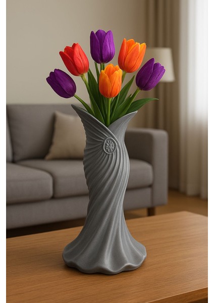 Plastik Iskandinav Bohem Kadın Tarz Plastik Vazo