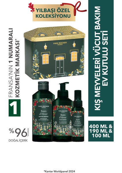 Kış Meyveleri Vücut Bakım Ev Kutulu Seti