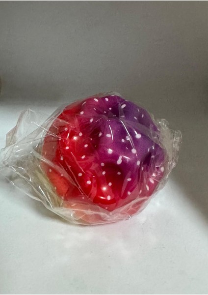 Yükseğe Zıplayan Top Uzay Mor Kırmızı 1 Adet