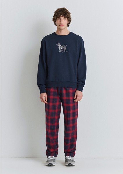 Yılbaşı Temalı Lacivert Sweatshirt 0S10553-82318 fiyatları