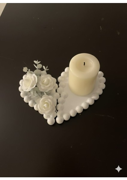 Baloncuk Masaüstü Plastik Birleşen Kalp Organizer