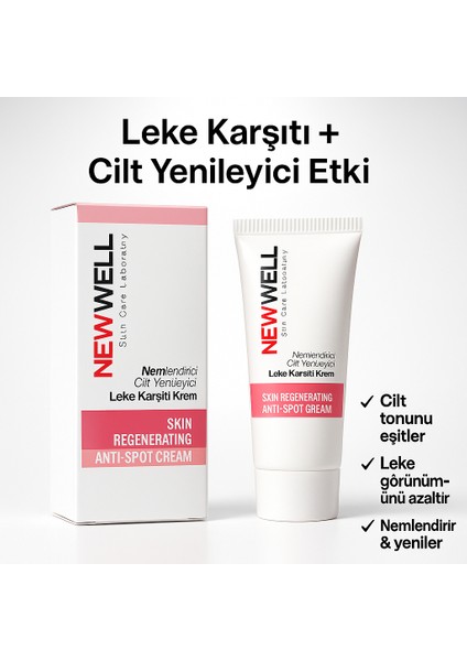 Leke Karşıtı Cilt Yenileyici Nemlendirici Krem – Vitamin C + Kolajen 50ML