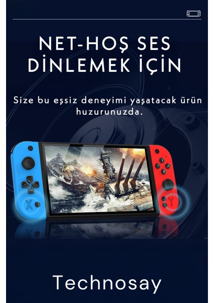 G90 Oyun Konsolu Yeni Nesil El Atarisi 10.000 Oyun Hafızalı 2000 Mah Batarya 10.000+ Oyun 7inç Hd fırsatları