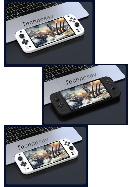 G90 Oyun Konsolu Yeni Nesil El Atarisi 10.000 Oyun Hafızalı 2000 Mah Batarya 10.000+ Oyun 7inç Hd