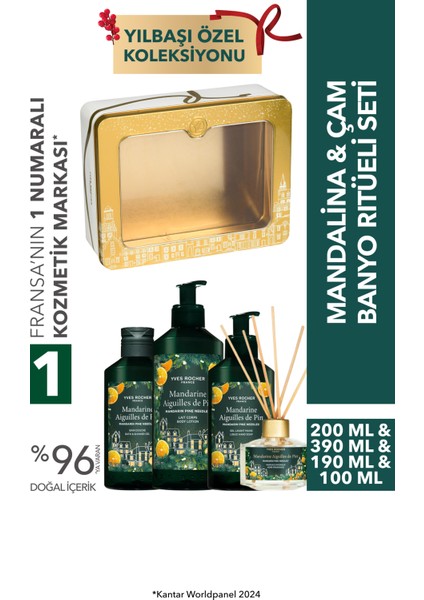 Mandalina ve Çam Banyo Ritüeli Seti