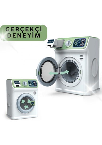 Oyuncak Çamaşır Makinesi Dokunmatik Ekran Yüksek Kalite 24 cm