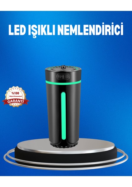 USB Bağlantılı Led’li Hava Aromaterapi Buhar Difüzörü