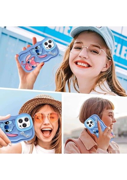 Apple iPhone 17 Pro Max Kılıf 3D Karakter Figürlü Stic Hamur Silikon modelleri