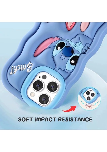 Apple iPhone 17 Pro Max Kılıf 3D Karakter Figürlü Stic Hamur Silikon indirimleri
