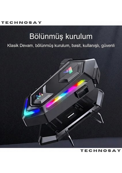 V20 5.3 Bluetooth Su Geçirmez Rgb Motosiklet Kask Bluetooth Interkom Intercom Kulaklık Mikrofon