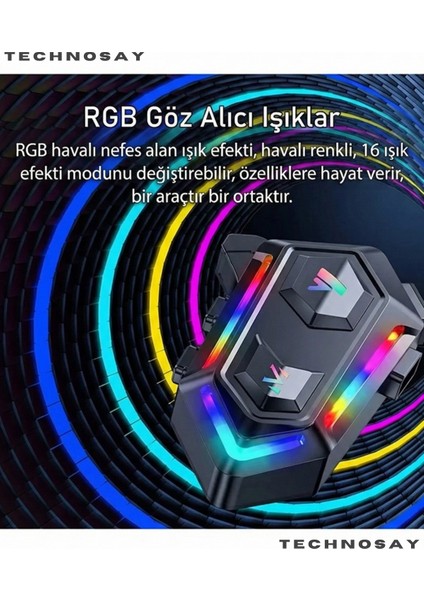 V20 5.3 Bluetooth Su Geçirmez Rgb Motosiklet Kask Bluetooth Interkom Intercom Kulaklık Mikrofon